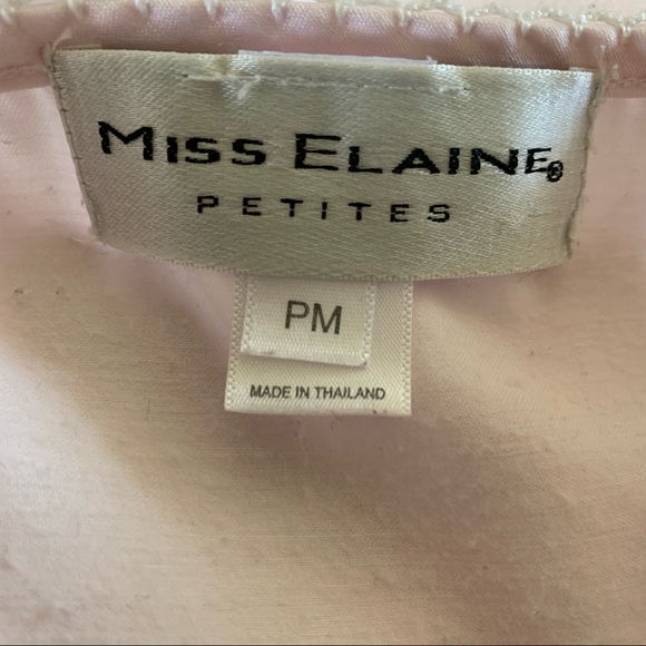 Miss Elaine Petites Pink  Lace Rose Appliqués PM - Picture 8 of 11